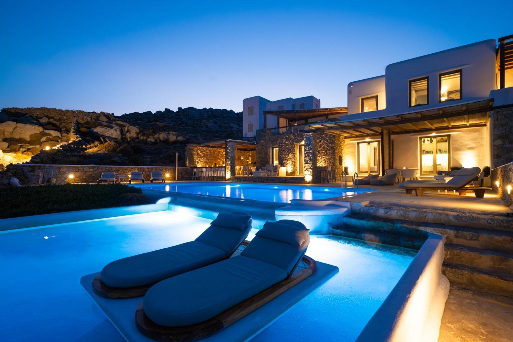 Amallini Suites Mykonos Plage de Super Paradise Extérieur photo